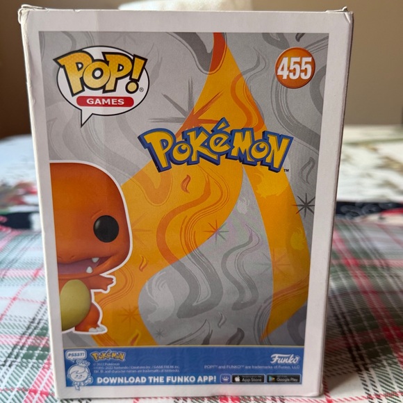 Funko Pop Pokémon Charmander Figure - Orange and Brown - Picture 6 of 9